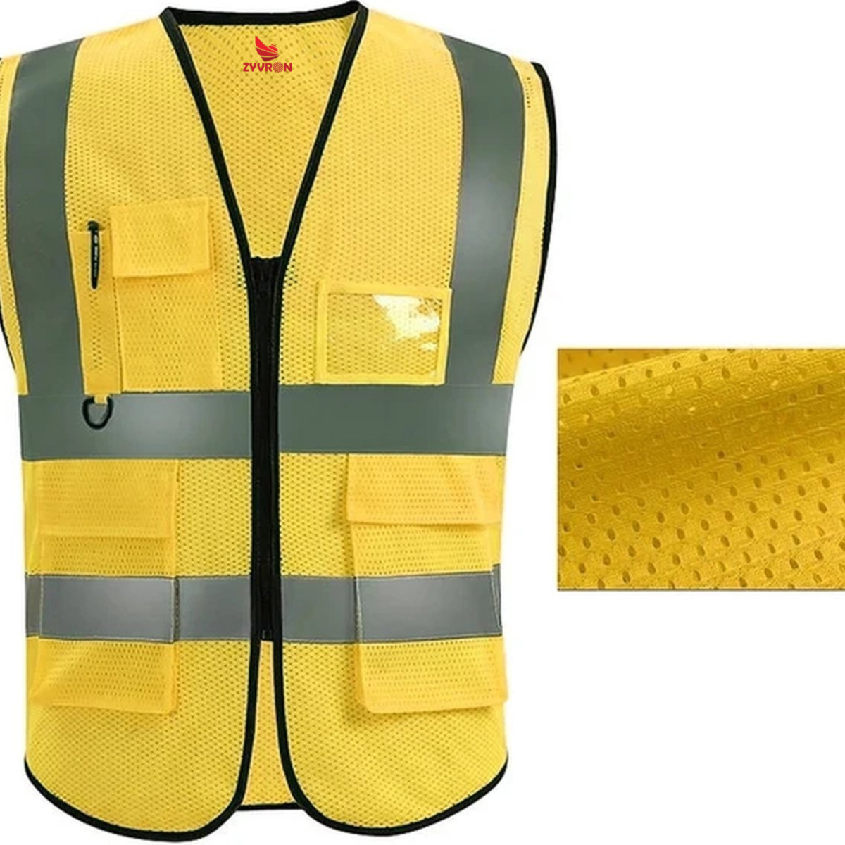 Zyvron Premium Reflective Safety Vest