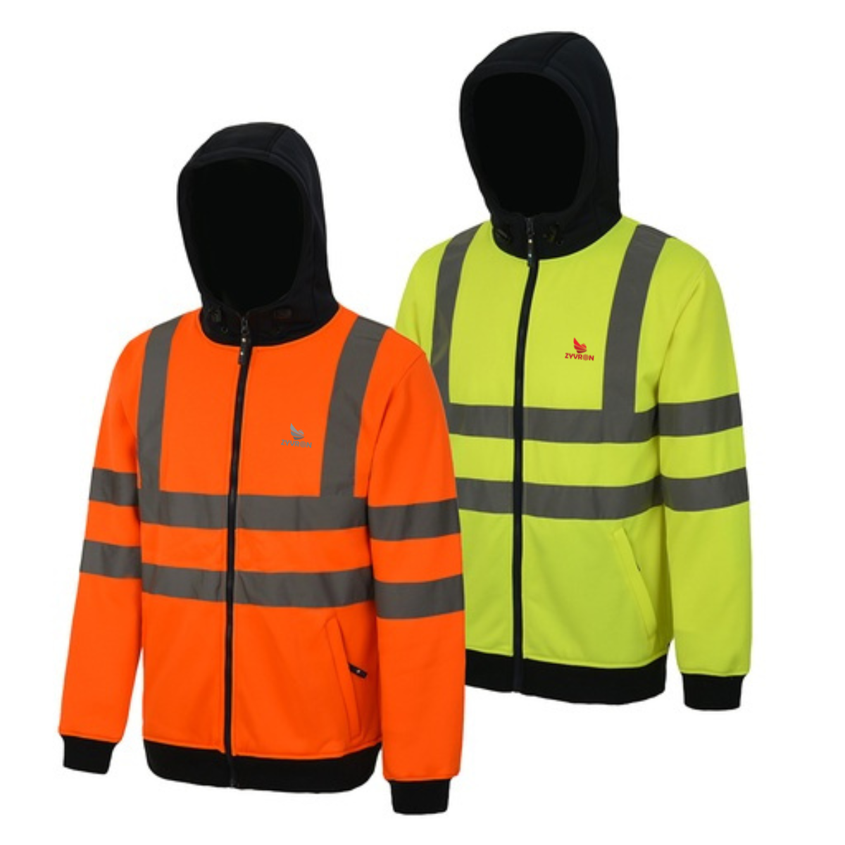 Zyvron Premium Full Zip Hooded Sweatshirt