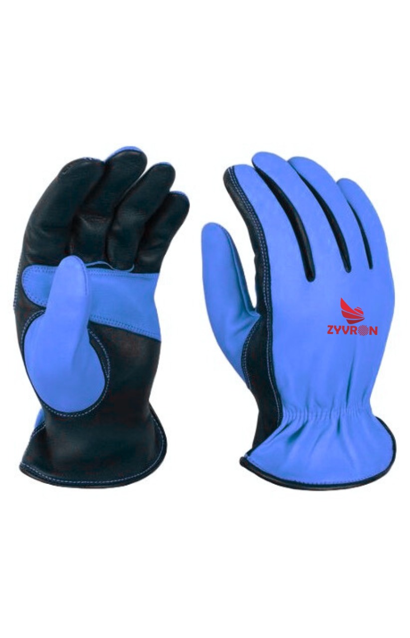 Premium Grain Sheepskin Leather Gloves with Palm Patch
