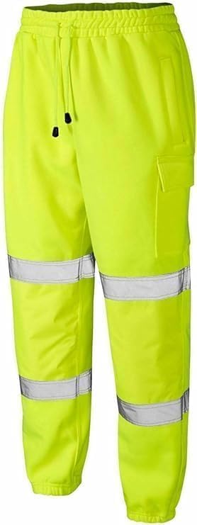 Zyvron Hi-Vis Combat Jogging Bottoms – Premium Workwear Tracksuit Edition