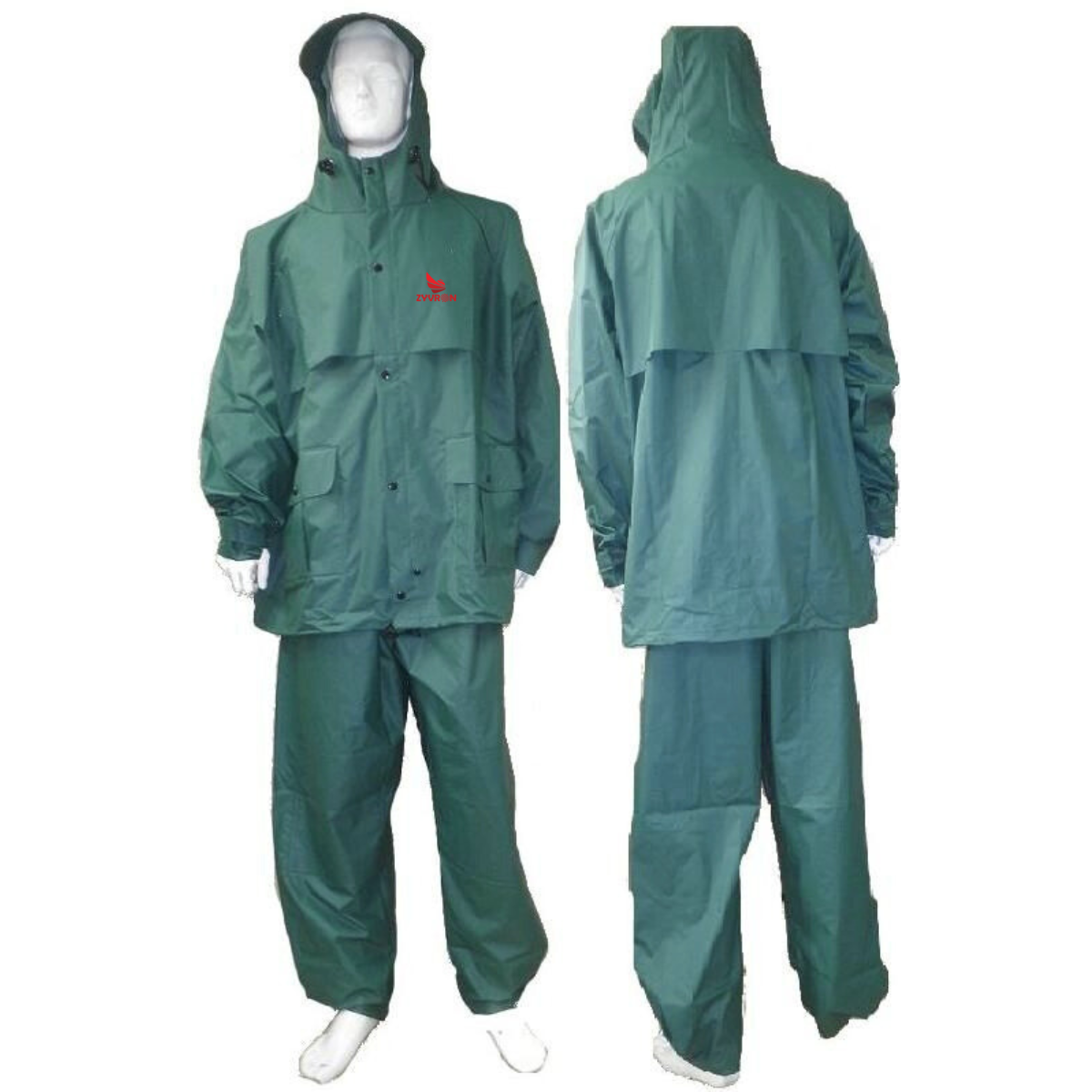 ZYVRON Essential Rain Suit – Budget-Friendly Waterproof Protection (Unisex)