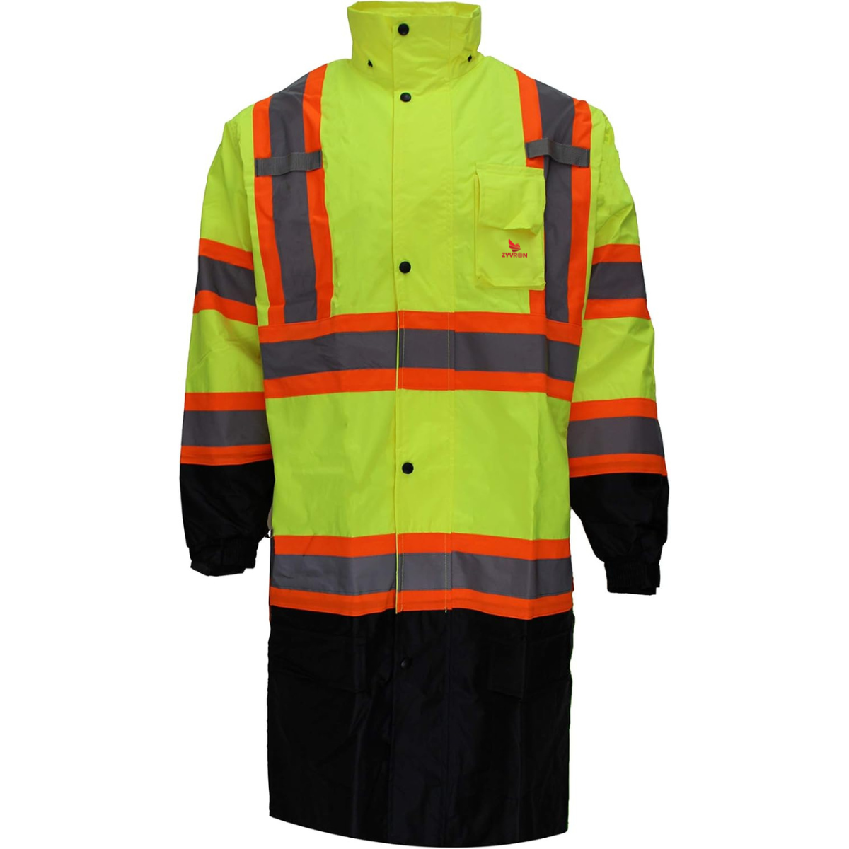 Zyvron Safety X-Pattern High Visibility Rain Suit