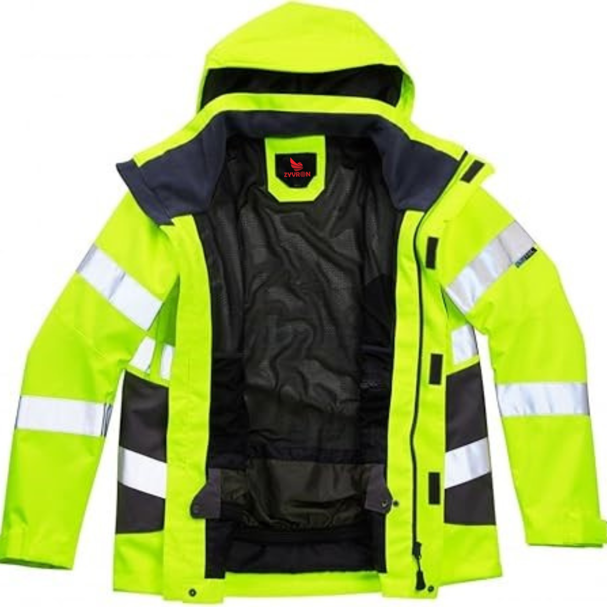 High Visibility Breathable Workwear Jacket – Waterproof, Windproof & Premium Performance