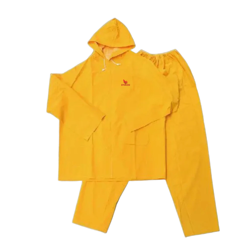 ZYVRON Heavy-Duty PVC Rain Suit