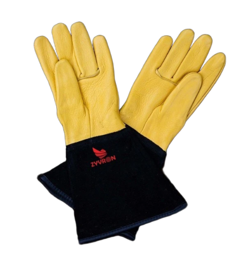 Zyvron Gold Leaf Tough Touch Gloves