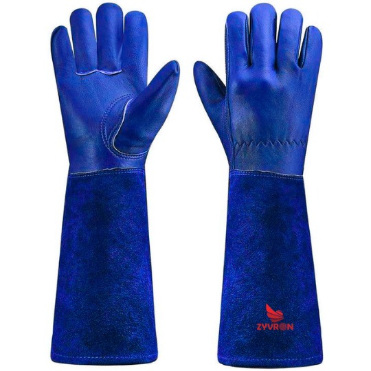 Rose Pruning Gloves – Long Leather Gauntlet