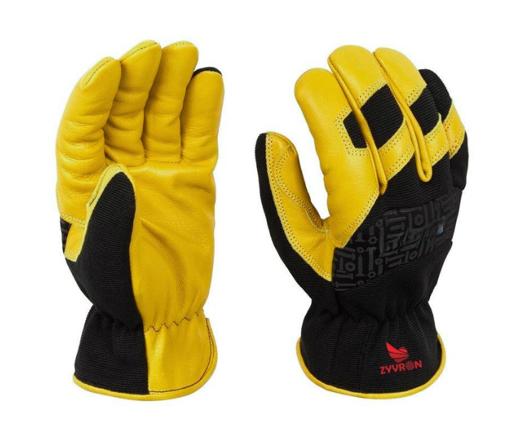 Grain Buffalo Leather & Synthetic Hybrid Gloves