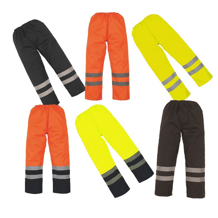 Zyvron International Standard High Vis Oxford Fabric Reflective Rain Pants