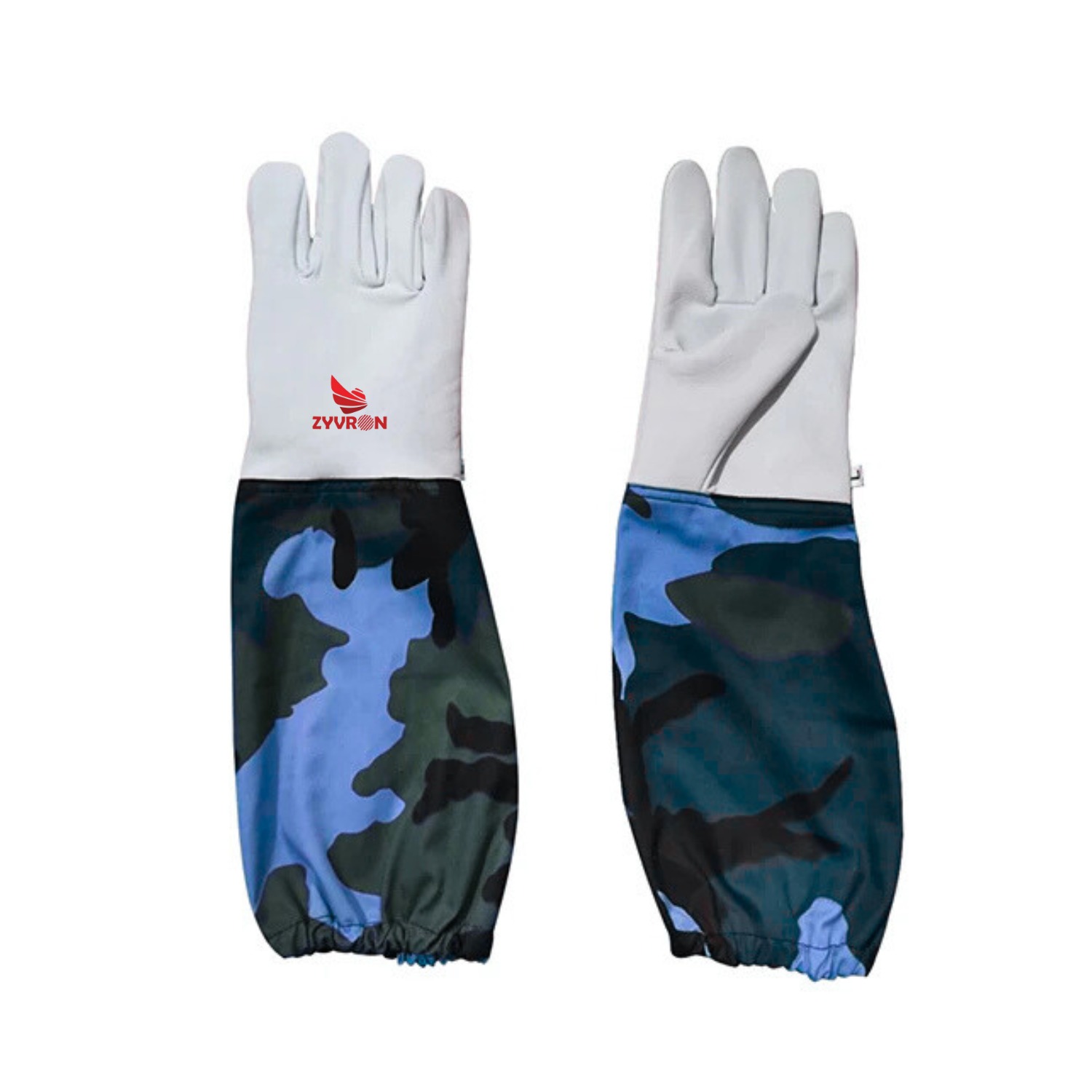 Zyvron Goat Leather Beekeeping Gloves – Camouflage Cuff