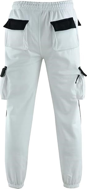 Zyvron Luxury Hi-Vis Fleece Cargo Work Trousers Joggers