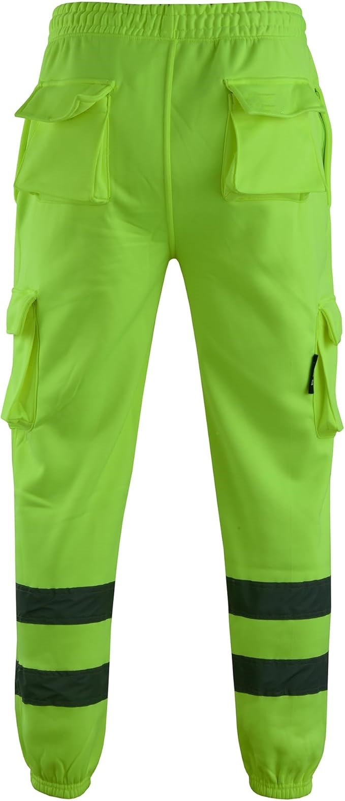 Zyvron Luxury Hi-Vis Fleece Cargo Work Trousers Joggers