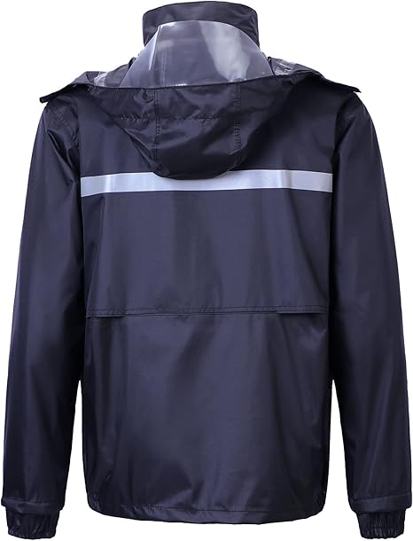 ZYVRON Premium Reflective Waterproof Rain Suit 