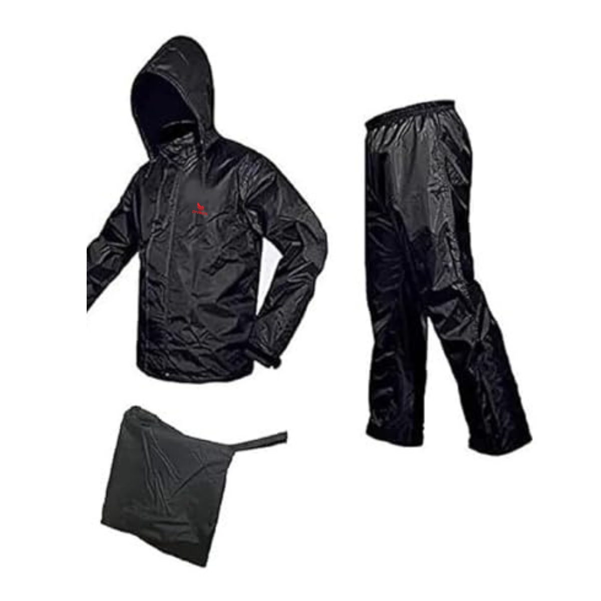 ZYVRON Lightweight Waterproof Rain Suit with Hood 