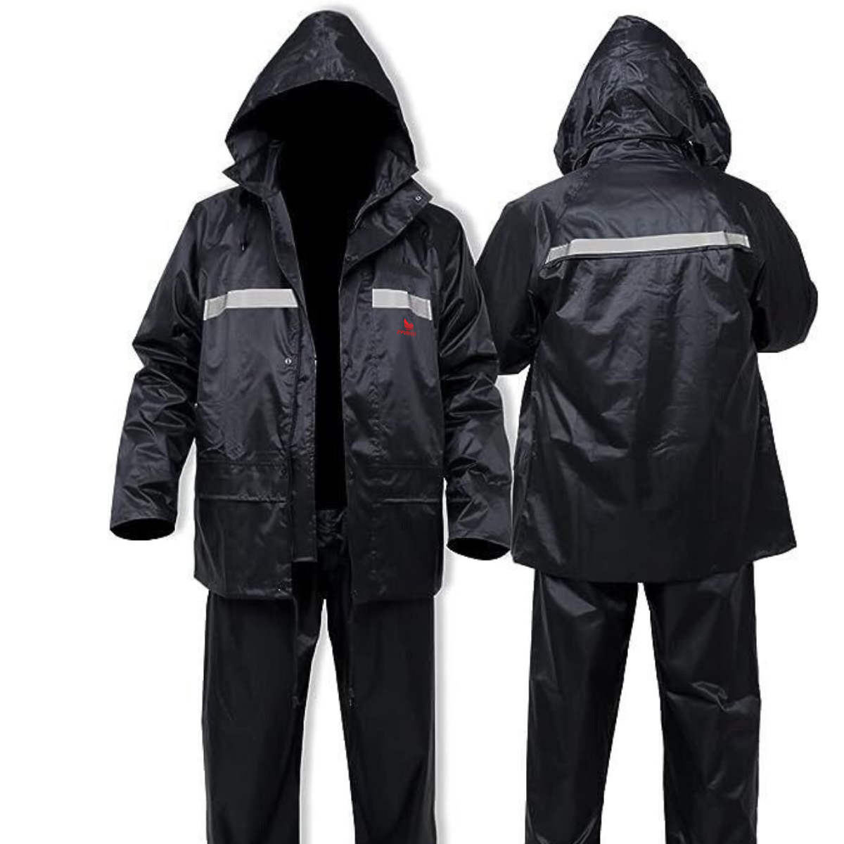 ZYVRON Unisex High-Visibility Heavy-Duty Waterproof Workwear Protective Suit
