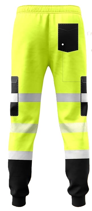 Zyvron Hi-Vis Safety Work Trousers / Reflective Jogger Pants