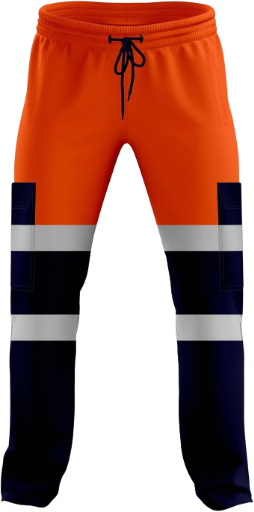 Zyvron Hi-Vis 2-Tone Reflective Jogging Work Trousers