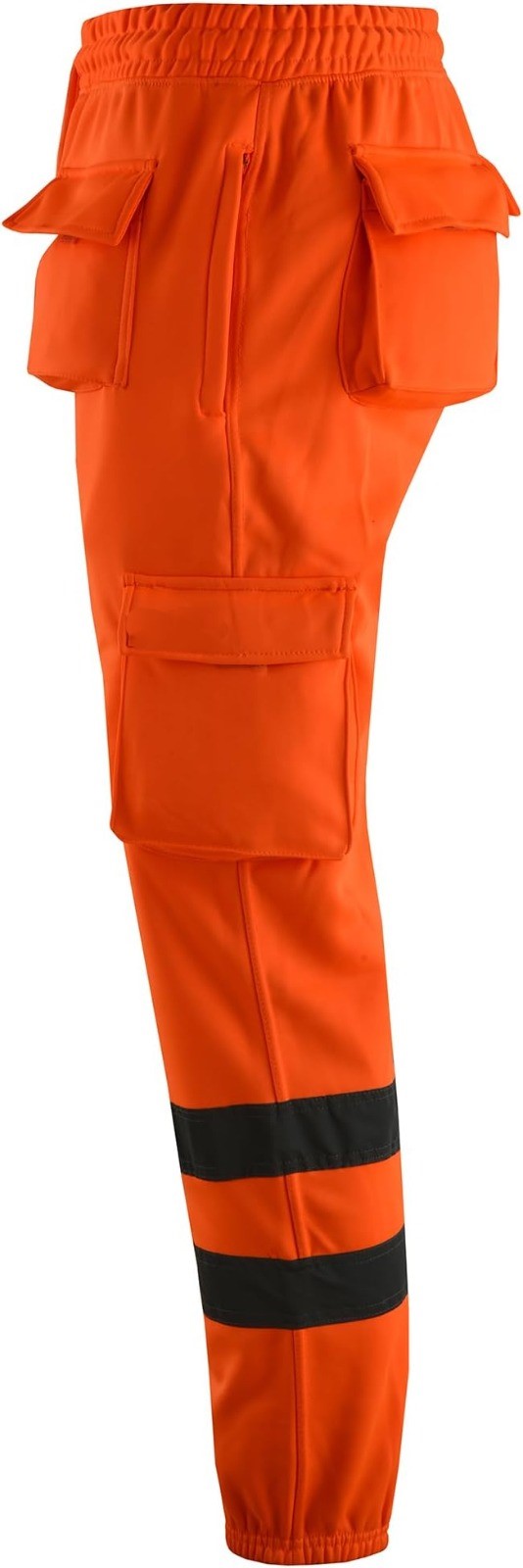 Zyvron Luxury Hi-Vis Fleece Cargo Work Trousers Joggers