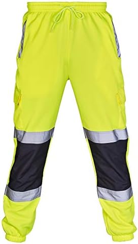 Zyvron Hi-Vis Fleece Cargo Work Trousers