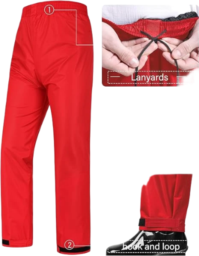 ZYVRON All-Sport Waterproof Rain Suit – Breathable Anti-Storm Jacket & Trouser Set (Unisex)