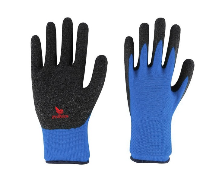 Wrinkle Latex Coated Work Gloves