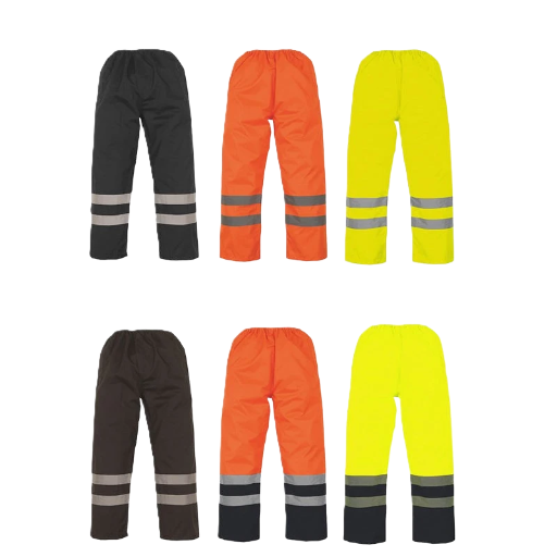 Zyvron International Standard High Vis Oxford Fabric Reflective Rain Pants