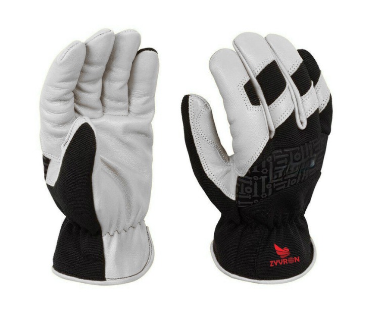 Grain Buffalo Leather & Synthetic Hybrid Gloves