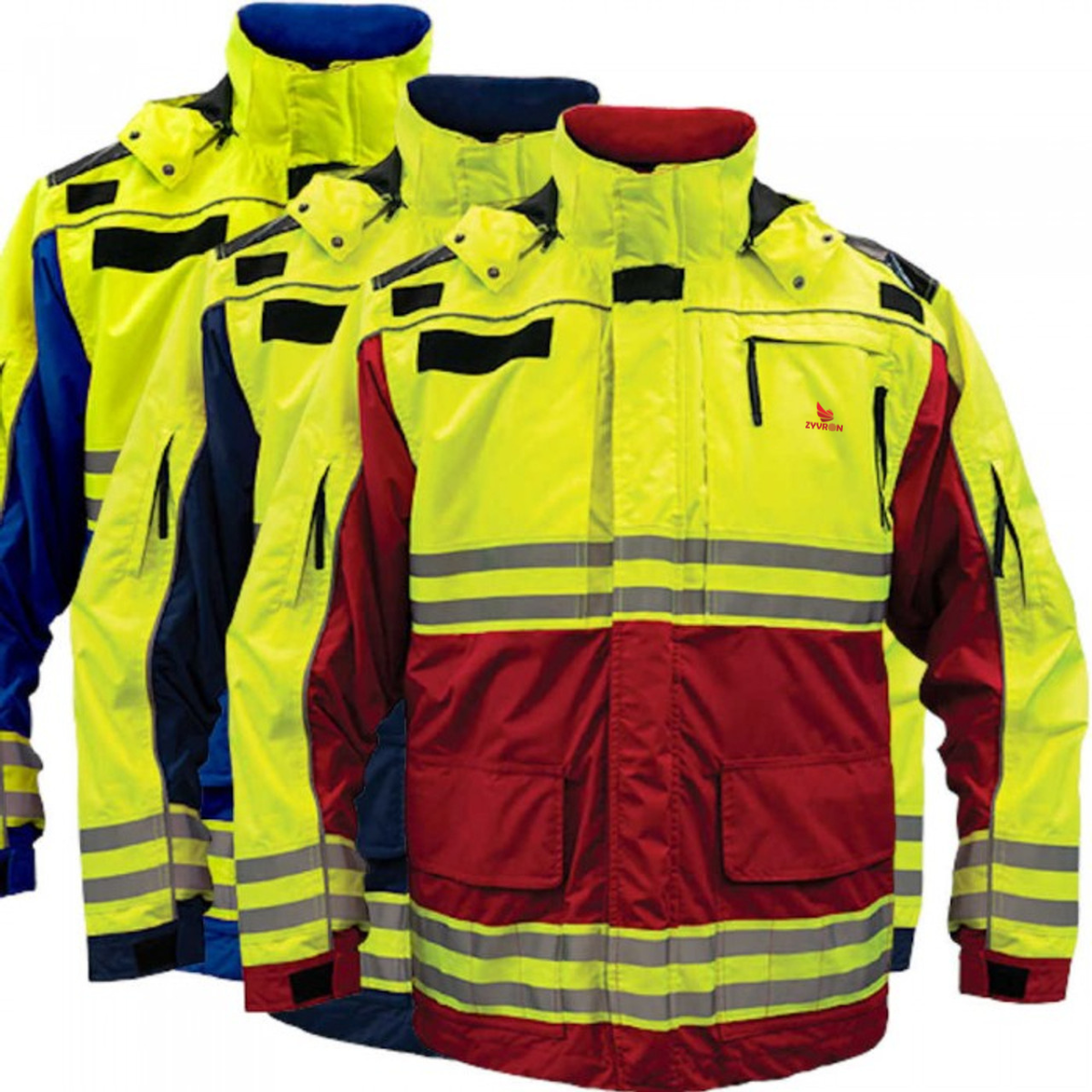 Zyvron Premium Rescue & Tactical High-Visibility Parka Jacket