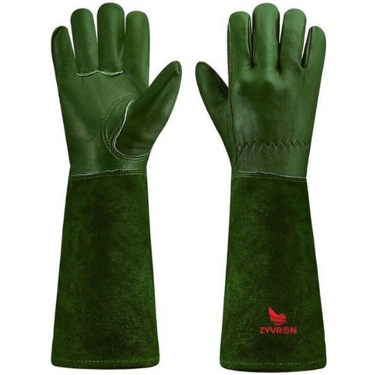 Rose Pruning Gloves – Long Leather Gauntlet
