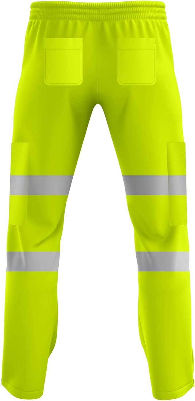 Zyvron Hi-Vis Safety Work Trousers / Reflective Jogger Pants