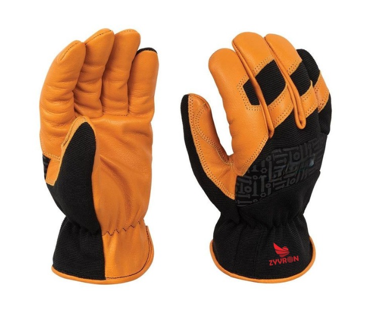 Grain Buffalo Leather & Synthetic Hybrid Gloves