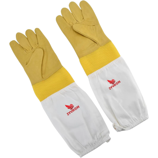 Zuvron Premium Sheepskin Beekeeping Gloves