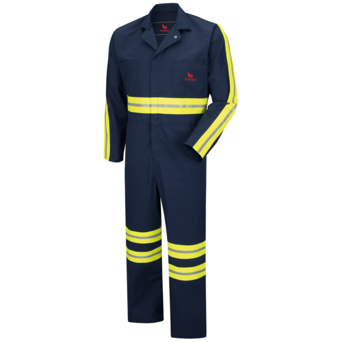 Zyvron Enhanced Visibility Twill Action Back Coverall
