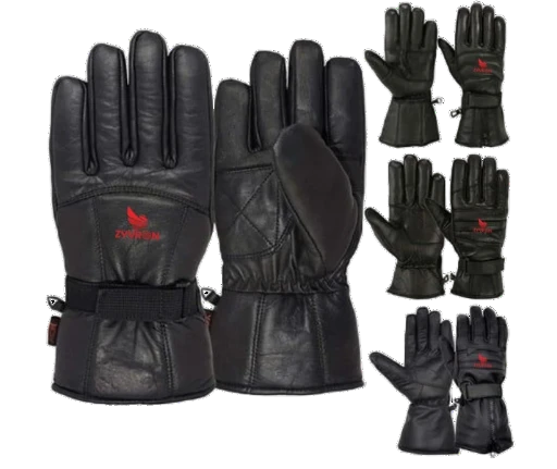 Zyvron Industrial Cold-Resistant Leather Safety Gloves