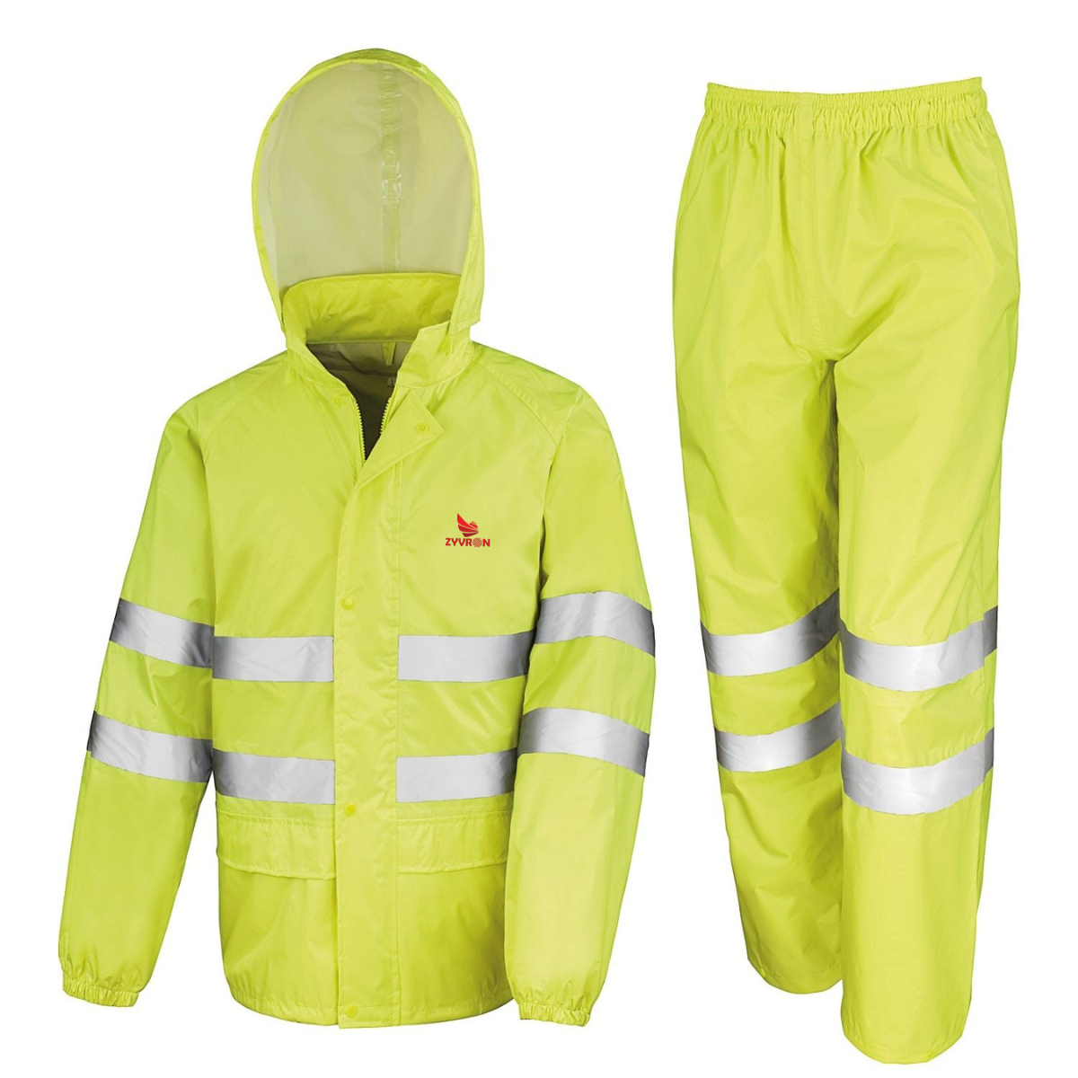 Zyvron Safe-Guard High-Visibility Waterproof Suit
