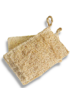 Luxurious all-in-one Cleanser 100% African Black Soap Bar with Batana Shea 100% Natural Luffa Soap Pouch as Christmas Gift 