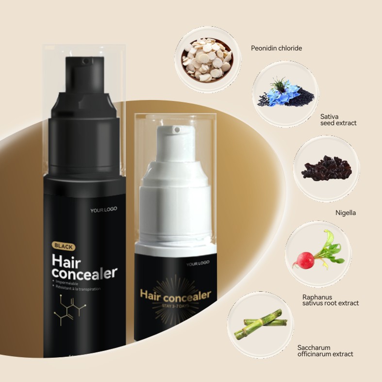 OEM BATCI  5-10 crème calvitie  Days Henna Plant Based Black Cover bald rarely Scalp Sparse Bald Root Liquid Thick Full Hair Look Hair Concealer Gel Paste Cream 