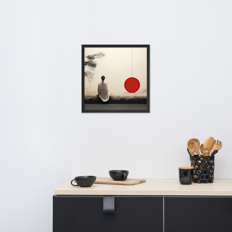 Eve's charm - Matted Paper Framed poster