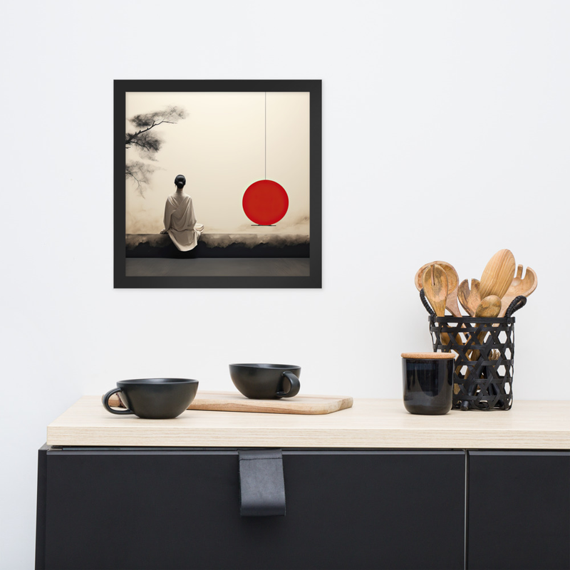 Eve's charm - Matted Paper Framed poster