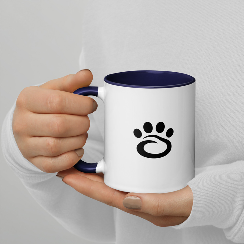 Mug with a paw print