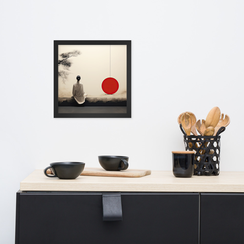 Eve's charm - Matted Paper Framed poster