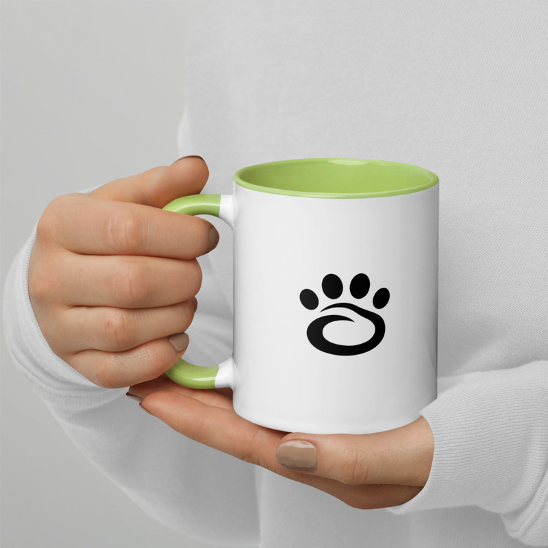 Mug with a paw print