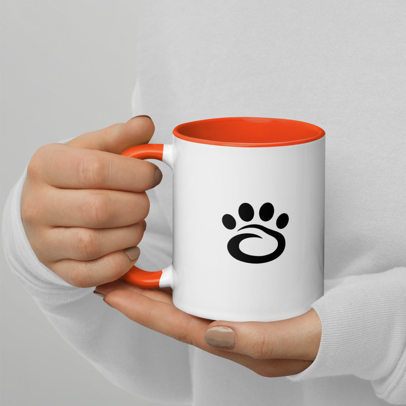 Mug with a paw print