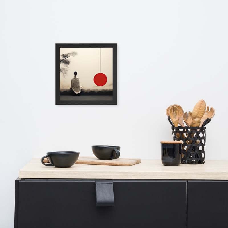 Eve's charm - Matted Paper Framed poster