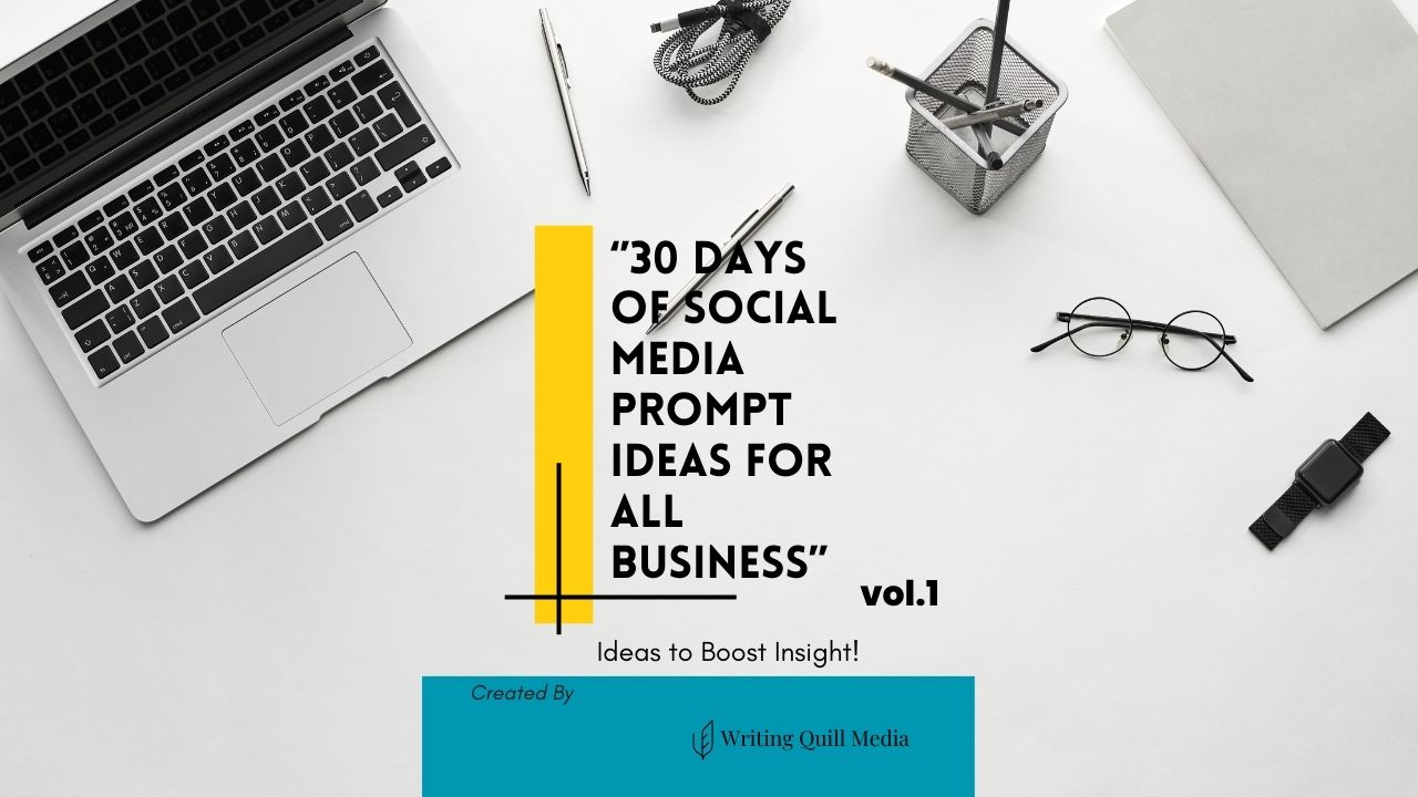 30 days Social media prompt ideas for all business