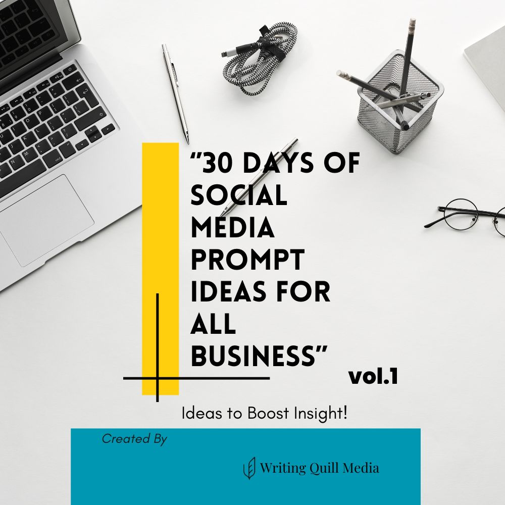 30 days Social media prompt ideas for all business