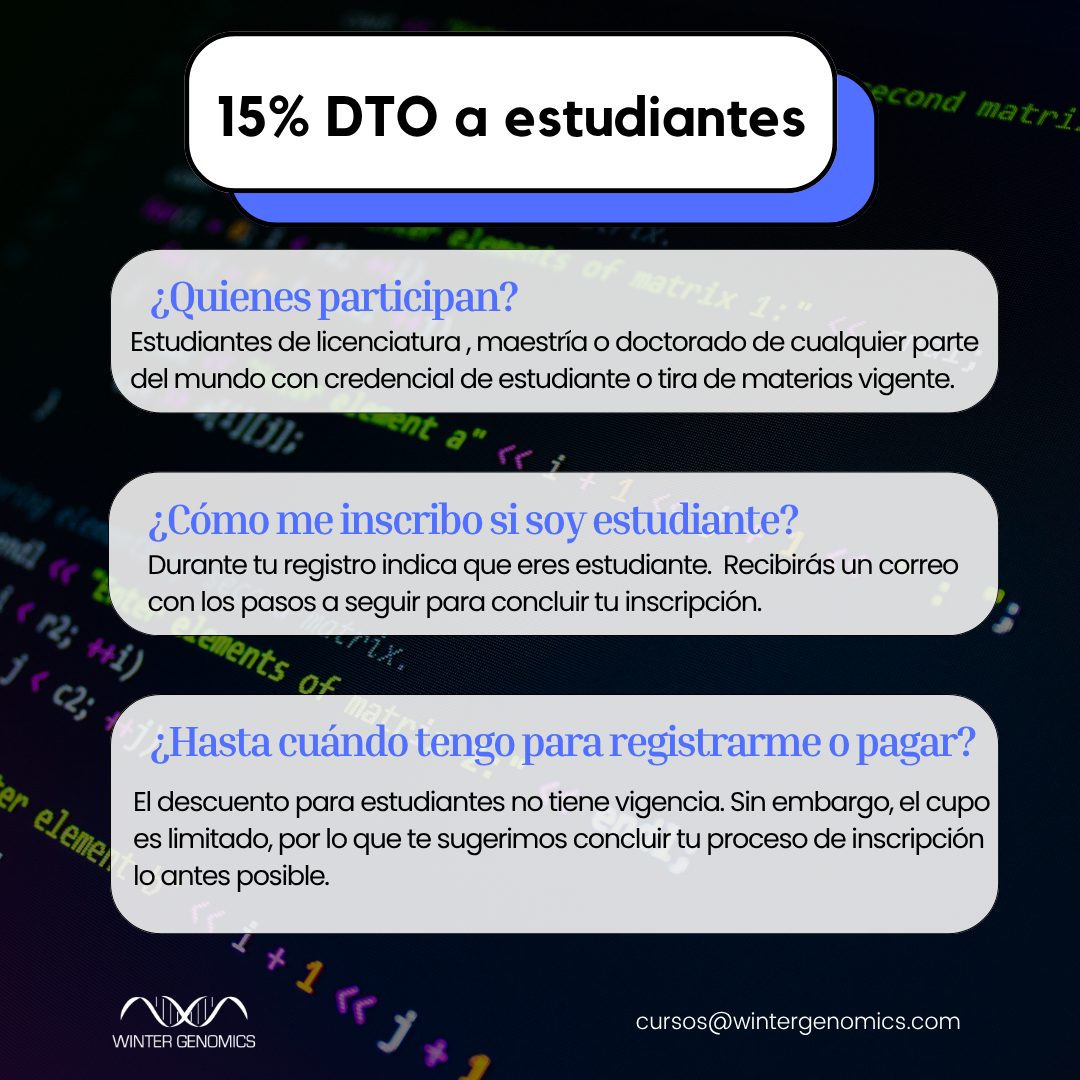 Masterclass en Bioinformática