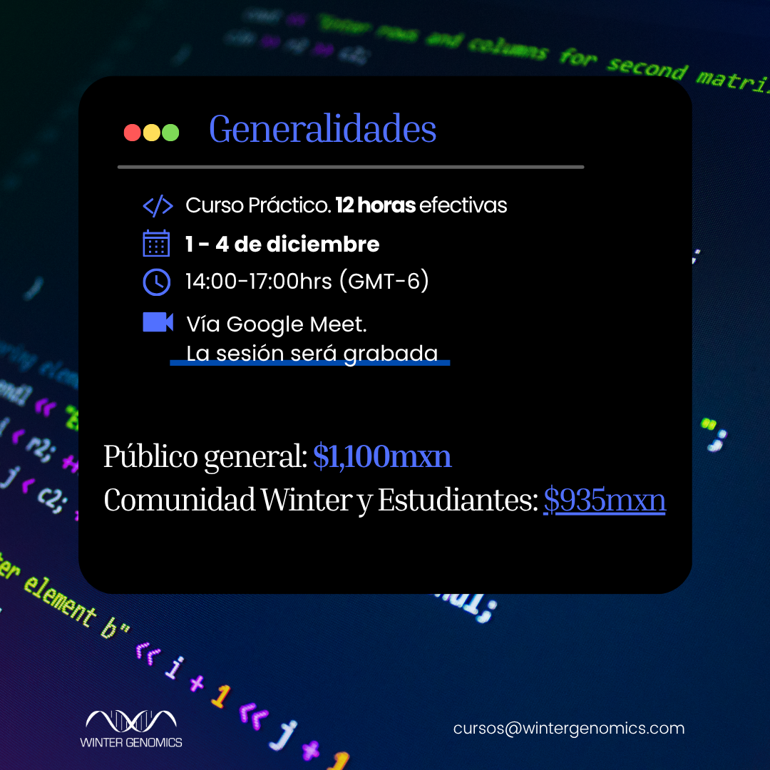 Masterclass en Bioinformática