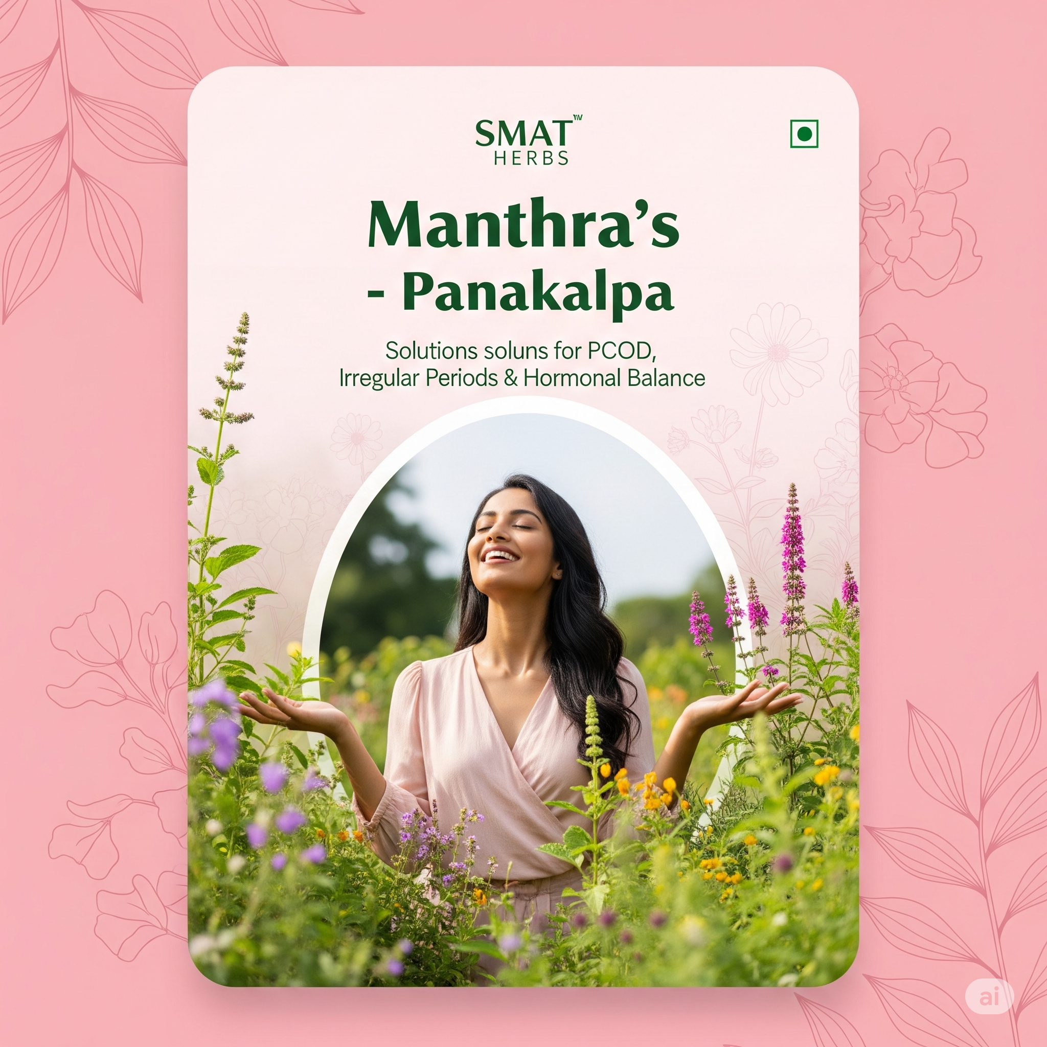 Manthra's UTERINE TONIC (PCOD, IRREGULÄR PERIODS, WHITE DISCHARGE)