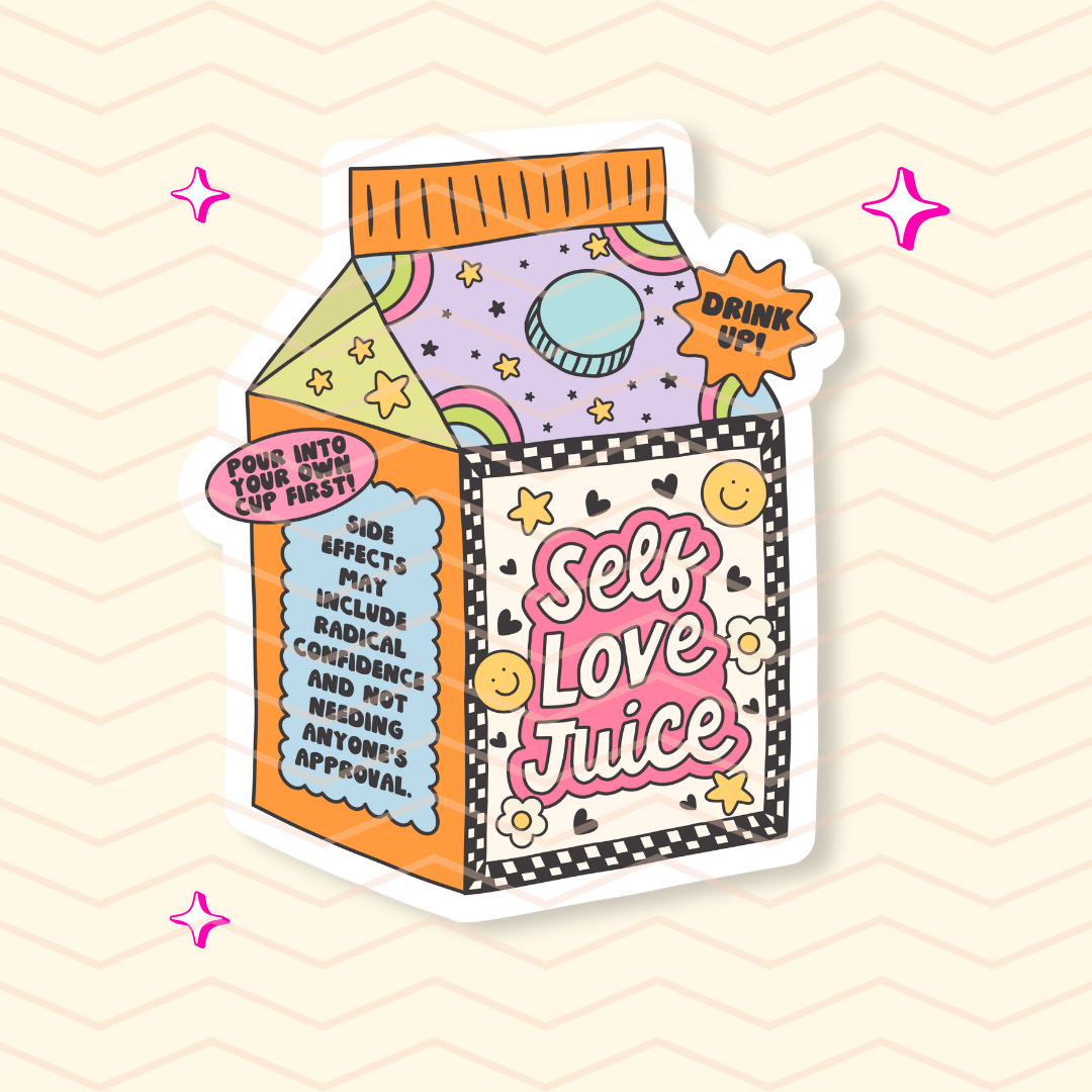 Self-Love Juice Sticker