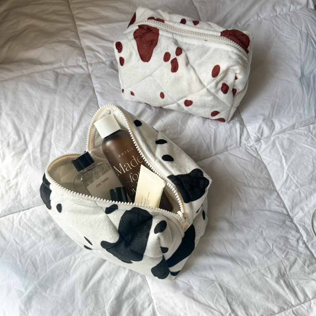 Animale Quilted Makeup Pouch